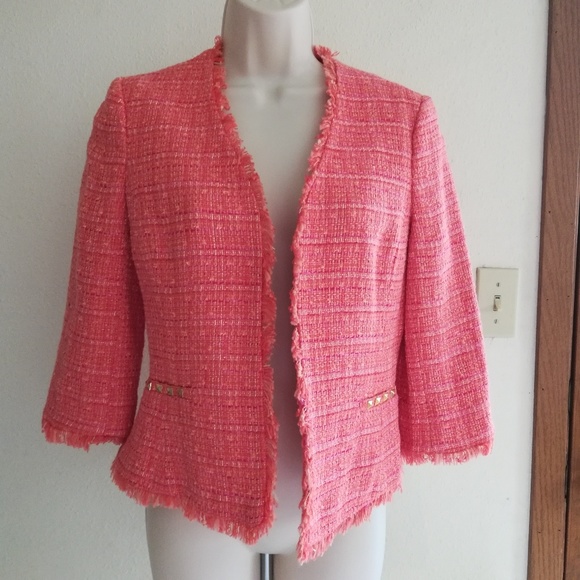 Vince Camuto Jackets & Blazers - BOGO Free Vince Camuto Orange Tweed Blazer EUC
